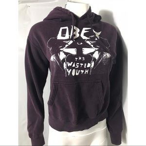 OBEY The Wasted Youth Sweatshirt Hoodie Sz Medium